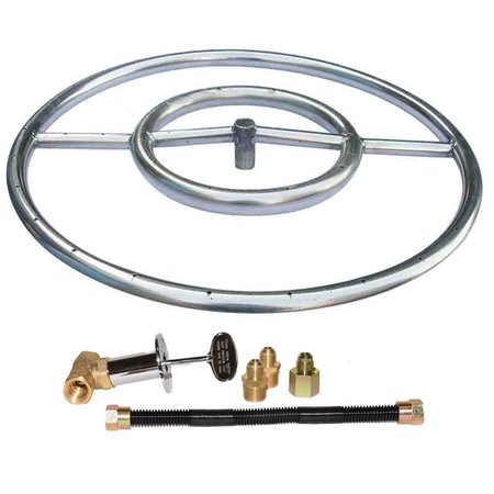 SLEEP EZ 18 in. Stainless Steel Ring Pro-Kit Natural Gas SL2498800